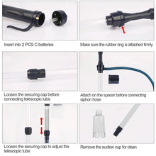 Load image into Gallery viewer, Battery-Operated Aquarium Vacuum Gravel Cleaner