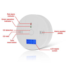 Load image into Gallery viewer, Battery Operated Carbon Monoxide Sensor Alarm