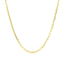 Load image into Gallery viewer, 18k Yellow Gold Diamond Cut Cable Link Chain (1.40 mm)