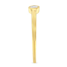 Load image into Gallery viewer, 14K Yellow Gold Plated .925 Sterling Silver Miracle Set Diamond Ring (1/20 Cttw, J-K Color, I1-I2 Clarity) - Size 6