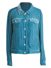 Load image into Gallery viewer, Casual Button-Up Long Sleeve Jacket with Chest Pockets and Relaxed Fit