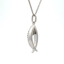 Load image into Gallery viewer, .17ct Cross Religious Pendant Sterling Silver 10KT Gold
