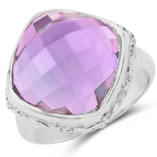 Load image into Gallery viewer, 8.40 Carat Genuine Amethyst .925 Sterling Silver Ring