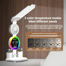 Load image into Gallery viewer, Smart Touch LED Desk Lamp – USB Powered, Dual Head, Dimmable, Color Changing