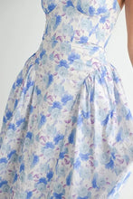 Load image into Gallery viewer, Sweetheart Neckline Floral Printed Midi Dress – Floral Midi Dress, Sweetheart Neckline Dress, Romantic Midi Dress, Feminine Floral Dress, Elegant Midi Dress
