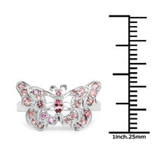 Load image into Gallery viewer, 0.83 Carat Genuine Pink Tourmaline .925 Sterling Silver Ring