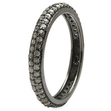 Load image into Gallery viewer, 0.67 Carat Genuine TLB Diamond .925 Sterling Silver Ring