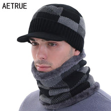 Load image into Gallery viewer, Beany Skellies Beanies Men Winter Hats For Men Winter Cap Necks Women Knitted Hat Male Mask Bonnet Winter Beanie Hat Cap Winter Scarf Hat Set Outdoor Sport Warm Beanies Hat For Men Knitted Hats Bandana Hiking Camping Kid Neck Warmer Cap