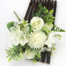 Load image into Gallery viewer, Beautiful Silk Hydrangeas Artificial Wedding Flowers For Bride Hand Silk Blooming Peony Fake Flowers Home Decoration