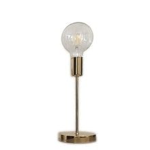 Load image into Gallery viewer, Bedroom Bedside Lamp Golden Modern Simple Model Room Décor Table Lamps College Dorm Study LED Desk Lamp E27 Table Light Fixtures Cute Study Lamps for Bedroom Décor