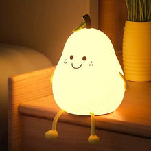 Load image into Gallery viewer, Bedroom Sleeping Bedside Tap Light LED Pear Shape Night Light