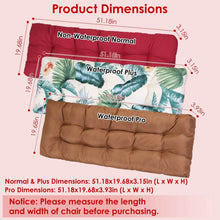 Load image into Gallery viewer, Bench Seat Cushion for Indoor Outdoor Furniture Non-Slip
