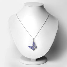 Load image into Gallery viewer, 3.78 Carat Genuine Tanzanite .925 Sterling Silver Pendant
