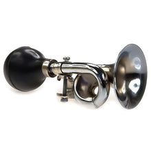 Load image into Gallery viewer, Bicycle Air Horn Safety Bell Ring Handlebar Bicycle Accessories Mountain Road Bike Cycling Loud Bells Alloy Trumpet Honking Bike Horn For Adults Classic Bugle Horn Metal Squeeze Horn For Golf Cart Fits All Bicycle Handle Bar Loud Sounds