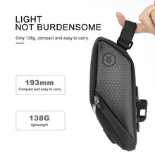 Load image into Gallery viewer, Bicycle Bag For Reflective Rear Seat Bike Bag Rainproof Reflective Light Cycling Bag Bicycle Accessories Bike Bag Under Seat Bicycle Seat Bag Ultralight Cycling Seat Pack Pouch