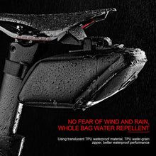 Load image into Gallery viewer, Bicycle Bag For Reflective Rear Seat Bike Bag Rainproof Reflective Light Cycling Bag Bicycle Accessories Bike Bag Under Seat Bicycle Seat Bag Ultralight Cycling Seat Pack Pouch