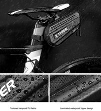 Load image into Gallery viewer, Bicycle Bag Rainproof Road Bike Bag 1.2L Large Capactity Cycling Seat Post Rear Bag For Bicycle Accessories Bike Bag Bicycle Under Seat Pouch Cycling Wedge Pack For Mountain Road Cycling Accessories Storage
