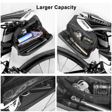 Load image into Gallery viewer, Bicycle Bag Rainproof Road Bike Bag 1.2L Large Capactity Cycling Seat Post Rear Bag For Bicycle Accessories Bike Bag Bicycle Under Seat Pouch Cycling Wedge Pack For Mountain Road Cycling Accessories Storage