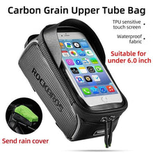 Load image into Gallery viewer, Bicycle Bag Reflective Front Top Frame Tube Bag Ultralight Portable Bike Big Capacity Pocket Cycling Accessories Top Tube Bike Bag Waterproof Bike Front Frame Bike Bag Bicycle Top Tube Bag Cycling Accessories
