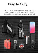 Load image into Gallery viewer, Bicycle Bag Water Repellent Durable Reflective Road Bike With 1.5L Water Bottle Pocket Bike Bag Accessories Bike Saddle Bag Bike Seat Bag With Water Bottle Holder Bicycle Bag Under Seat Waterproof For Road Bike
