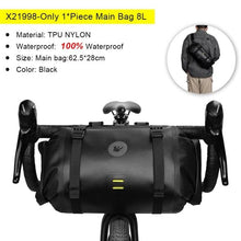 Load image into Gallery viewer, Bicycle Bag Waterproof Big Capacity Handlebar Bag 2 Piece Front Tube Cycling Bag Bike Accessories Bike Bag Waterproof Bike Handlebar Bag Bicycle For Sport Bicycle Cycling Accessories