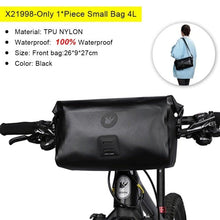 Load image into Gallery viewer, Bicycle Bag Waterproof Big Capacity Handlebar Bag 2 Piece Front Tube Cycling Bag Bike Accessories Bike Bag Waterproof Bike Handlebar Bag Bicycle For Sport Bicycle Cycling Accessories