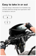 Load image into Gallery viewer, Bicycle Bag Waterproof Big Capacity Handlebar Bag 2 Piece Front Tube Cycling Bag Bike Accessories Bike Bag Waterproof Bike Handlebar Bag Bicycle For Sport Bicycle Cycling Accessories