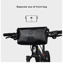 Load image into Gallery viewer, Bicycle Bag Waterproof Big Capacity Handlebar Bag 2 Piece Front Tube Cycling Bag Bike Accessories Bike Bag Waterproof Bike Handlebar Bag Bicycle For Sport Bicycle Cycling Accessories