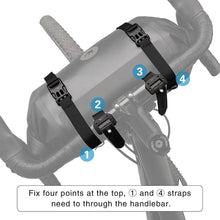 Load image into Gallery viewer, Bicycle Bag Waterproof Big Capacity Handlebar Bag 2 Piece Front Tube Cycling Bag Bike Accessories Bike Bag Waterproof Bike Handlebar Bag Bicycle For Sport Bicycle Cycling Accessories