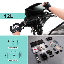 Load image into Gallery viewer, Bicycle Bag Waterproof Big Capacity Handlebar Bag 2 Piece Front Tube Cycling Bag Bike Accessories Bike Bag Waterproof Bike Handlebar Bag Bicycle For Sport Bicycle Cycling Accessories