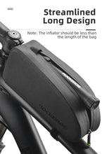 Load image into Gallery viewer, Bicycle Bag Waterproof Cycling Top Front Tube Frame Bag Large Capacity Road Bicycle Black Bike Accessories Top Tube Bike Bag Waterproof Bike Front Frame Bike Bag Bicycle Top Tube Bag Cycling Accessories