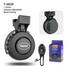 Load image into Gallery viewer, Bicycle Electronic Bell Scooter Siren Trumpet Alarm USB Charge Cycling Audio Warning Alert Safety Riding Mini Bicycle Horn Loud USB Rechargeable Handlebar Cycling Alarm Alert Ring For Mountain Bike