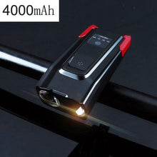 Load image into Gallery viewer, Bicycle Front Light USB Rechargeable Smart Headlight With Horn LED Bike Lamp Headlight Waterproof Bicycle Light With Horn Speaker Touch Switch USB Power Display 4000mAh