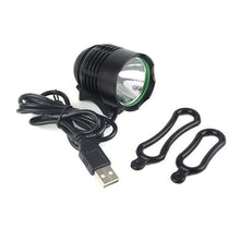 Load image into Gallery viewer, Bicycle Front Lights LED Rechargeable Headlight Waterproof Head Lamp Battery Powered Flashlight Bright Lamp Bike Headlight Waterproof LEDs Bicycle Light Mountain Bike Front Light Headlamp Bike Light 1200 Lm