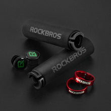 Load image into Gallery viewer, Bicycle Grips Rubber Handle Anti-Skid Cycling Handlebar Cuffs Lock Aluminum Alloy Bike Lock-On Mountain Bike Grips Bicycle Handlebar Locking Grips Non-Slip Handle Grips