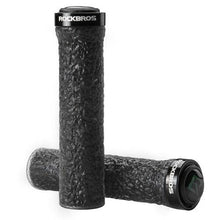 Load image into Gallery viewer, Bicycle Grips Rubber Handle Anti-Skid Cycling Handlebar Cuffs Lock Aluminum Alloy Bike Lock-On Mountain Bike Grips Bicycle Handlebar Locking Grips Non-Slip Handle Grips