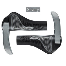 Load image into Gallery viewer, Bicycle Grips Rubber Handle Anti-Skid Cycling Handlebar Cuffs Lock Aluminum Alloy Bike Lock-On Mountain Bike Grips Bicycle Handlebar Locking Grips Non-Slip Handle Grips