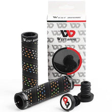 Load image into Gallery viewer, Bicycle Handlebar Grips Cycling Bicycle Accessories Non-Slip Bicycle Handlebar Grips Bike Handle Ergonomic Shockproof Bicycle Handle Grip With Adjustable Aluminum Lock For Mountain Bike