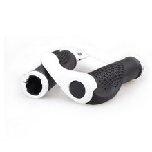 Load image into Gallery viewer, Bicycle Handlebar Rubber Grip End Cap Aluminium Alloy Lock Mountain Bike Handle Bar Grip Anti-Slip Bicycle Skid-Proof Grips Handlebar Cover Widen Holding Surface Unti-Skid Bike Grips Shockproof Handlebar Cover Ergonomic Design