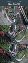 Load image into Gallery viewer, Bicycle Lock Pedal 2 In 1 With Free Cleat For Road Bikes Aluminum Anti-slip Sealed Bearing Lock Accessories Bike Clip In Pedals Cleats Included Suitable For Spin Bike Exercise Bike Indoor Bike