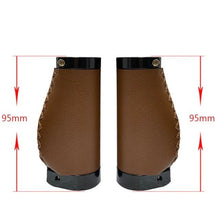 Load image into Gallery viewer, Bicycle Locking Grip Wear-Resistant Leather Non-Slip Grip Cover Mountain Bike Handlebar Lock-on Bike Handlebar Grips Locking Non-Slip-PU Bicycle Handle Grip Widen Holding Surface For Cycling Mountain And Bicycles Accessories