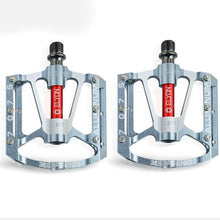 Load image into Gallery viewer, Bicycle pedal Flat Bike Pedals Road 3 Seal Bearings Mountain Bike aluminum Wide Platform Mountain Bike Pedals Flat Bicycle Pedals Lightweight Road Bike Pedals Fiber Sealed Bearing Flat Pedals