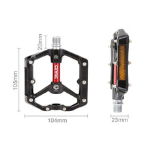 Load image into Gallery viewer, Bicycle Pedal Wear Resistance Anti Slip Aluminum Alloy Frame Safe High Lubrication Bike Accessories For Mountain Aluminum Alloy Bicycle Pedals Mountain Bike Pedal With Removable Anti-Skid Nails