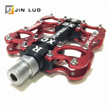 Load image into Gallery viewer, Bicycle Pedals Sealed 2 Bearing Cleats Pegs Road Mountain Bike Pedal Aluminum Alloy Anti-slip Cycling Parts Mountain Bike Pedals Bicycle Flat Pedals Aluminum Sealed Bearing Lightweight Platform For Road Mountain