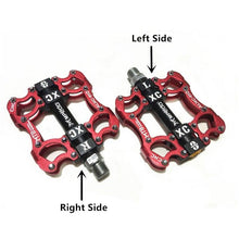 Load image into Gallery viewer, Bicycle Pedals Sealed 2 Bearing Cleats Pegs Road Mountain Bike Pedal Aluminum Alloy Anti-slip Cycling Parts Mountain Bike Pedals Bicycle Flat Pedals Aluminum Sealed Bearing Lightweight Platform For Road Mountain
