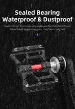Load image into Gallery viewer, Bicycle Peddals Quick Release Rainproof Seal Bearing 8.2cm Widened Non-slip Chrome Molybdenum Bike Mountain Bike Pedals Pedals Aluminum Bicycle Flat Platform Pedals Lightweight Non-Slip Sealed Bearing For Road Mountain