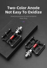 Load image into Gallery viewer, Bicycle Peddals Quick Release Rainproof Seal Bearing 8.2cm Widened Non-slip Chrome Molybdenum Bike Mountain Bike Pedals Pedals Aluminum Bicycle Flat Platform Pedals Lightweight Non-Slip Sealed Bearing For Road Mountain