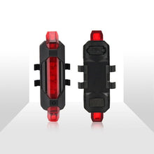 Load image into Gallery viewer, Bicycle Rear LED Tail Light USB Rechargeable Mountain Bike Lamp Waterproof Headlight Front And Rear Bicycle Light Scooter Light LED Head Back Cycling Flashing Safety Warning Lamp