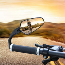 Load image into Gallery viewer, Bicycle Rear View Mirror Bike Cycling Clear Wide Range Back Sight Reflector Adjustable Left Right Mirror Accessories New Bike Mirror Blast resistant Adjustable Bike Rearview Mirror With Large Lens Bicycle Mirrors For Handlebars