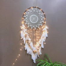 Load image into Gallery viewer, Big Dream Catcher Hanging/Light Decoration Dream Catcher Moon Dream Catcher Room Home Decor Dream Catcher Gifts For Mom Friends Women Girls Wall Decor Bedroom Decoration
